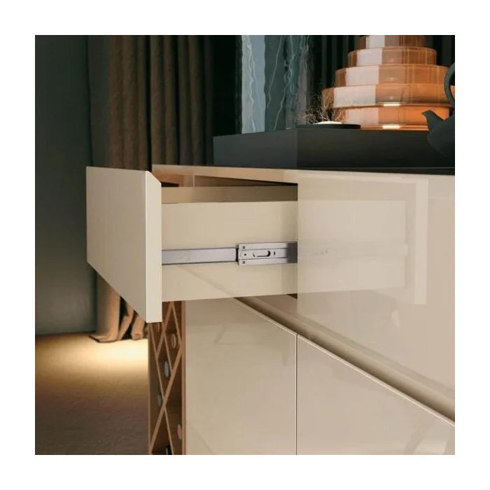 Buffet Aparador Passion com Adega Off White Cedro - Edn Móveis Off White Cedro