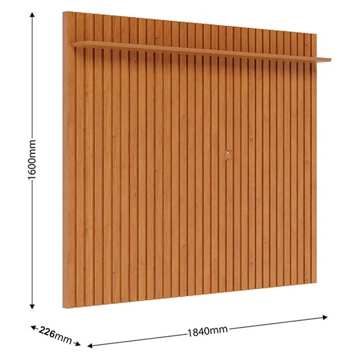 Rack Bancada Ambiene Studio com Painel para Tv Loft 1.8 Off White Nature - Imcal Off White Nature