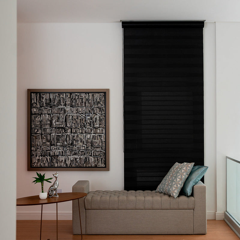 Persiana Double Vision Plus - Preta