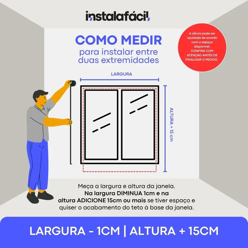 Persiana Rolô Opaca InstalaFácil - Bege Rústica Claro