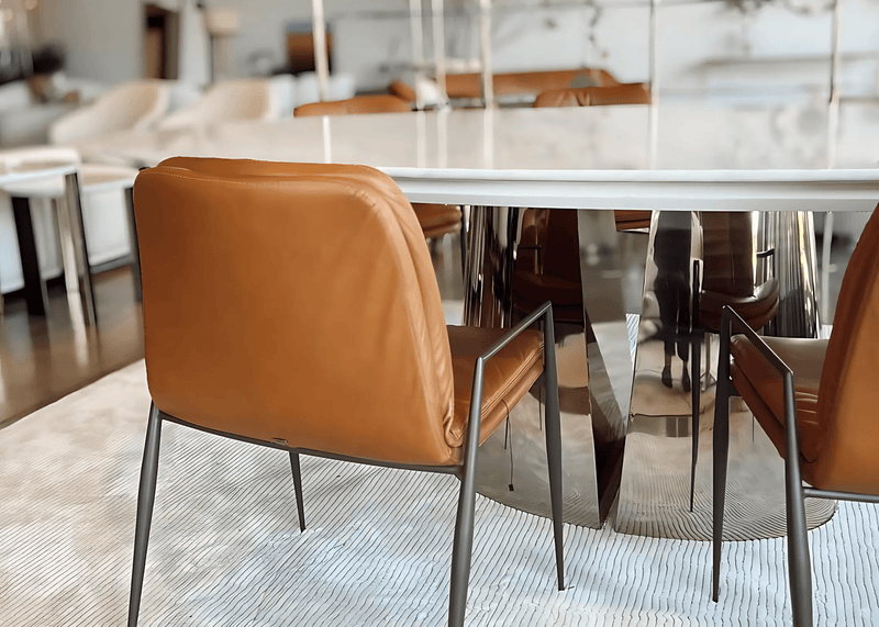 Mesa de Jantar Oval Forma