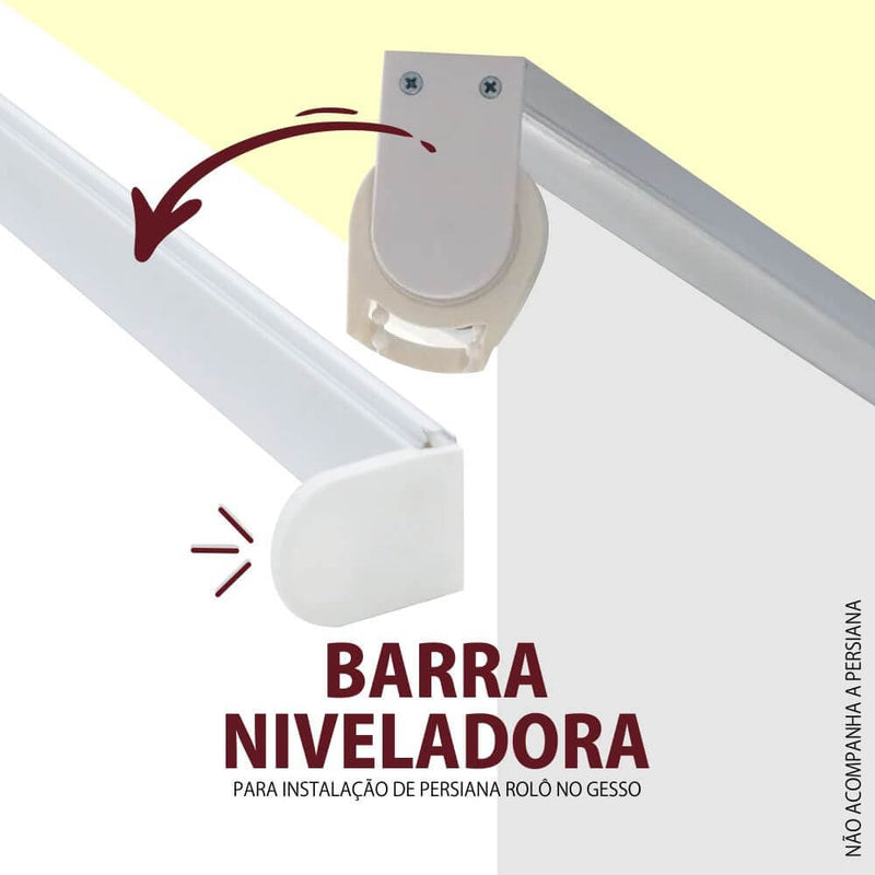 Barra Niveladora para Persiana Rolô e Double Vision