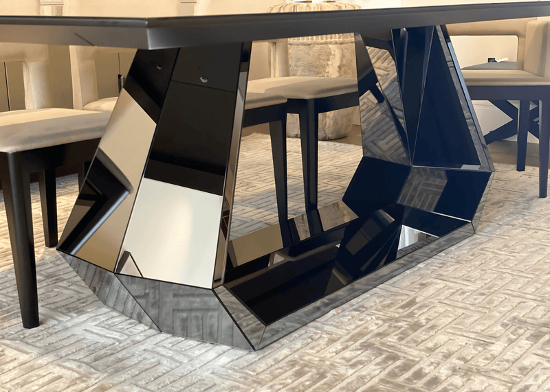 Mesa de Jantar Espelhada Elara